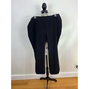 Worthington Plus size Modern Fit high rise Black dress pants with pockets